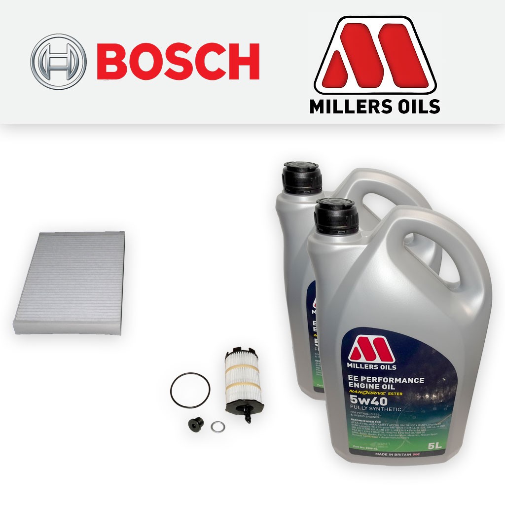 SERVICE KIT for AUDI A4 B7 RS4 QUATTRO OIL CABIN FILTERS +5w40 OIL (2005-2008)