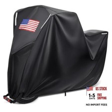 Motorcycle Cover Waterproof Outdoor, Heavy Duty Motorcycle Cover, 96.5"