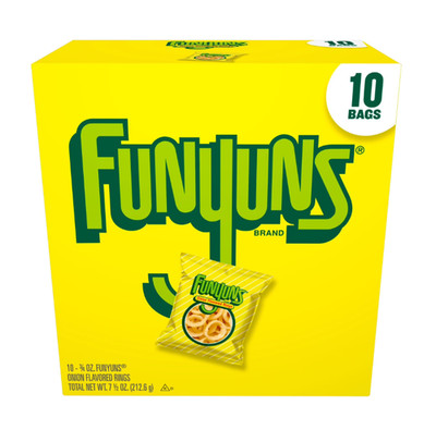 Funyuns Onion Ring Flavored Snack Chips, 10 Count Multipack