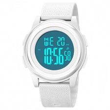 Digital Watches Mens Womens Large Digital Big Simple Ultra-Thin Minimalist Sp...