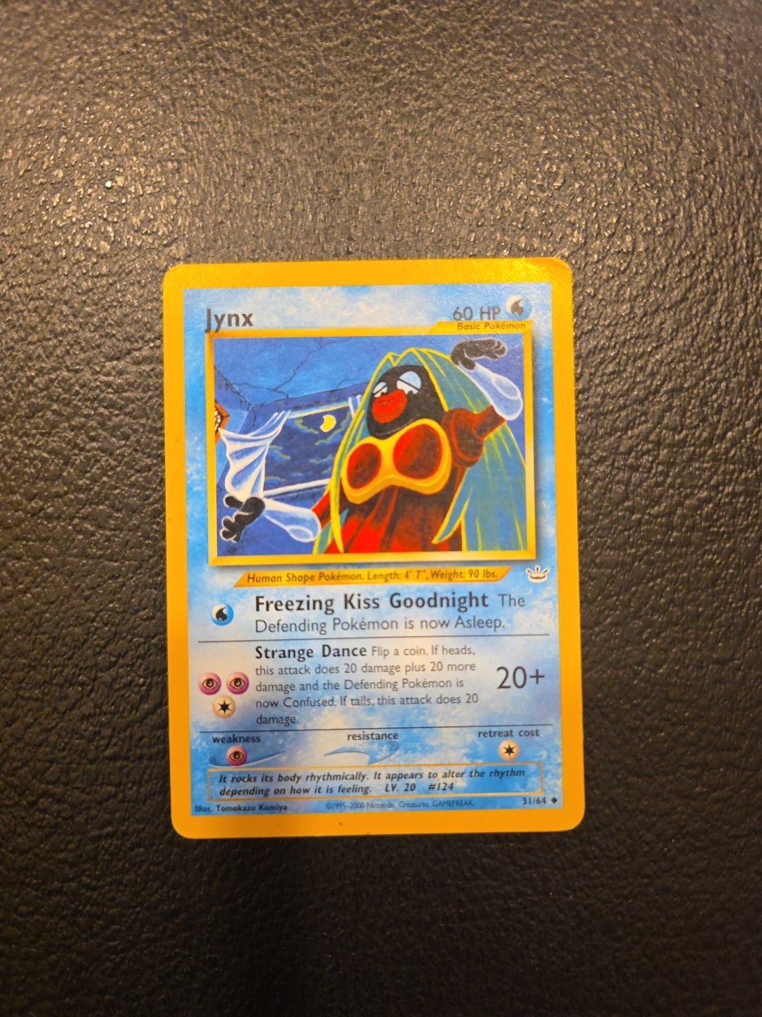 Pokemon Jynx 31/64 Neo Revelation HP card