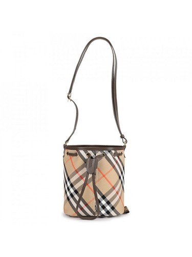 Burberry Drawstring Check Bucket Bag 8093804 151055372