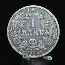 - M.F.B - Deut. Kaiser Reich - 1 Mark 1876 J. Wilhelm II - s.Bilder 112.