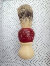 Vintage CENTURY Shaving Cream Barber Brush Set in Rubber Pure Bristle 752