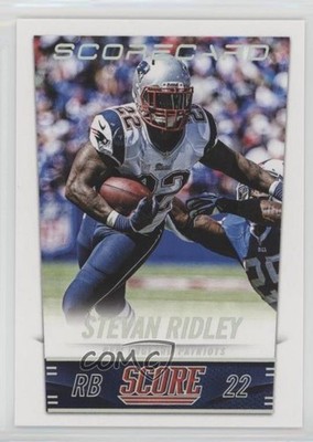 2014 Score Scorecard Stevan Ridley #132 7mg