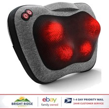 Shiatsu Massage Pillow with Timed Sessions for Muscle Therapy and Fatigue Relief