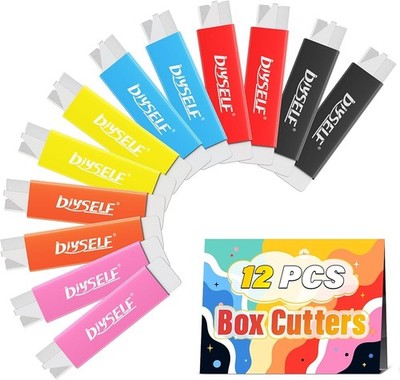 Box Cutters, Utility Knife, Box Cutter Retractable with