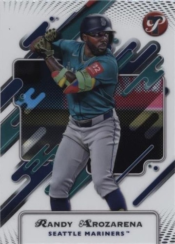 2025 Topps Heritage Baseball #44 Randy Arozarena, Seattle Mariners
