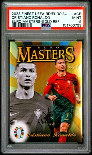 2023 Topps Finest Cristiano Ronaldo Gold /50