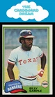 Billy Sample 1981 Topps #283 Texas Rangers Baseball Card