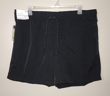 NEW MENS GOODFELLOW BLACK 7" SWIM TRUNKS SHORTS SIZE XXL