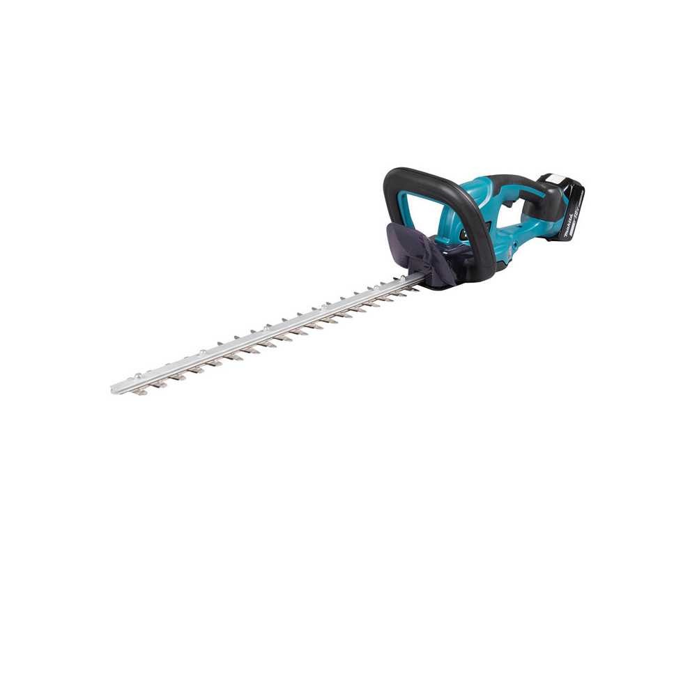 Taille-haie Makita DUH507F001 résout le problème des haies denses avec sa batterie 18V