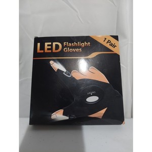 LED Flashlight Gloves 1 Pair Cool Gadget Idea Stocking Stuffers Work
