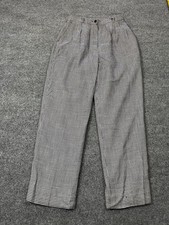Vtg 90s Pendleton High Waist Houndstooth Academia Pleated Pants 10 Grandpa Retro