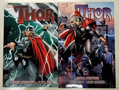 Marvel Comics Thor Graphic Novels Vol 1 & 2  TPB Strczynski Issues 1-12