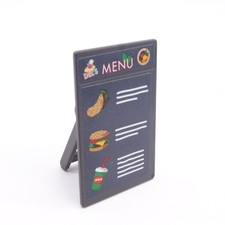 41878 Playmobil Panneau Gris Menu Food Truck 70075