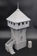 Tabletop Terrain Defense Tower Garrison Dnd RPG wargame skirmish 28-32mm