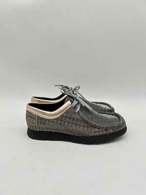 Sioux Grashopper Damen Halbschuhe Gold/Silber EUR 38 Weite F