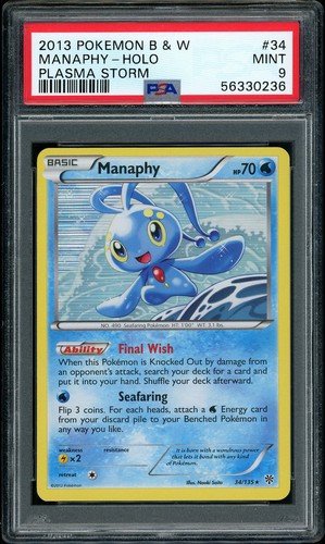 Manaphy graded PSA 9 for sale on eBay