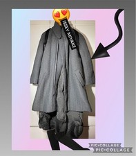 USED ISSEY MIYAKE 3D STEAM COAT IN GRAY VERYGOOD