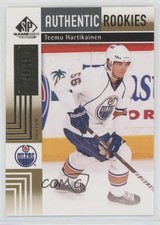 2011 SP Game Used Edition Authentic Rookies Gold 8/50 Teemu Hartikainen #121 2qf