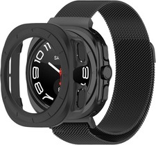 Samsung Galaxy Watch Ultra 47mm TPU Case Replacement Bands for Galaxy Watch 7