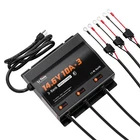 LiTime 14.6V 10A* 3 Bank Battery Charger for 12V LiFePO4 Lead Acid-Refurbished