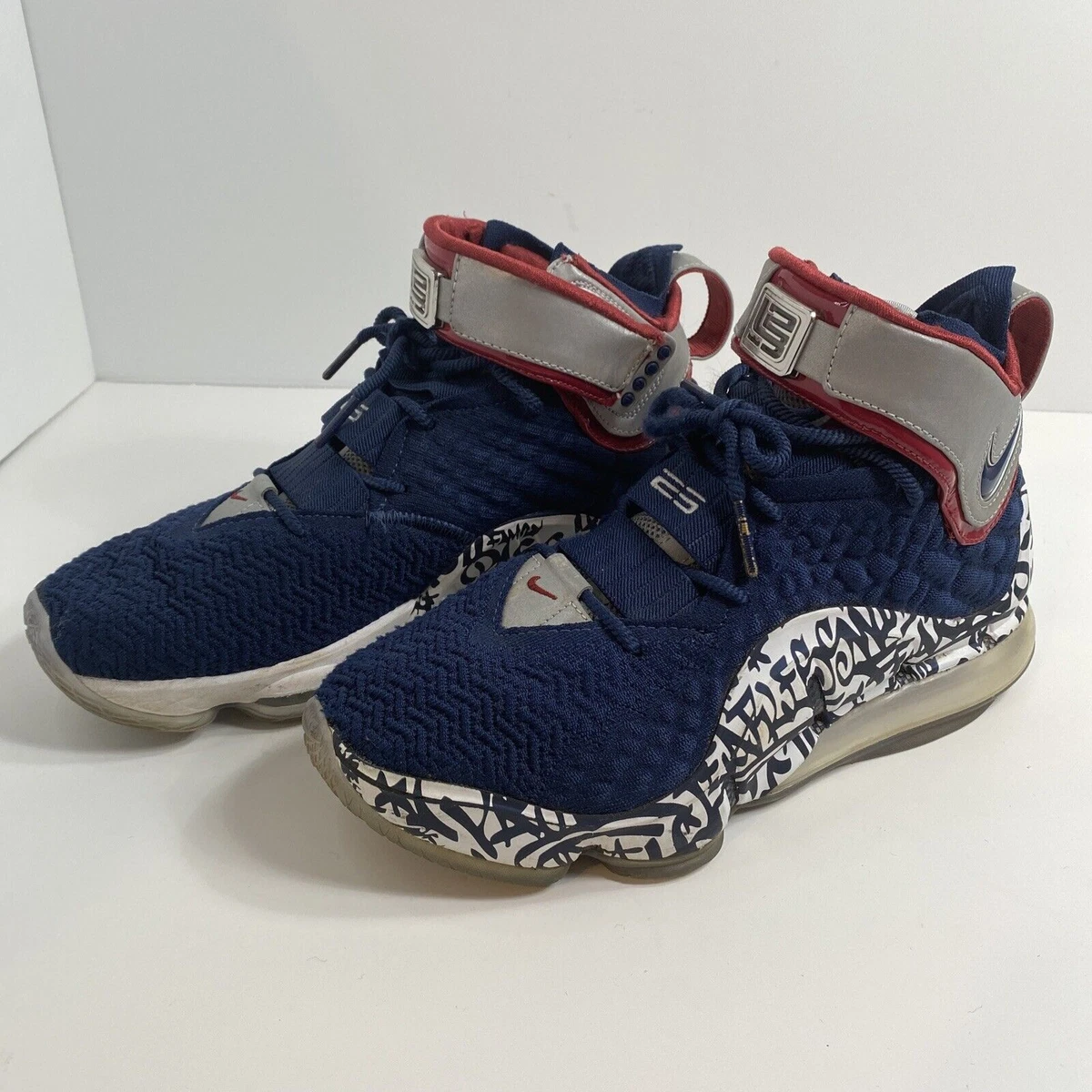 Nike LeBron 17 EP LeBron 4 Cold Blue Graffiti for Sale