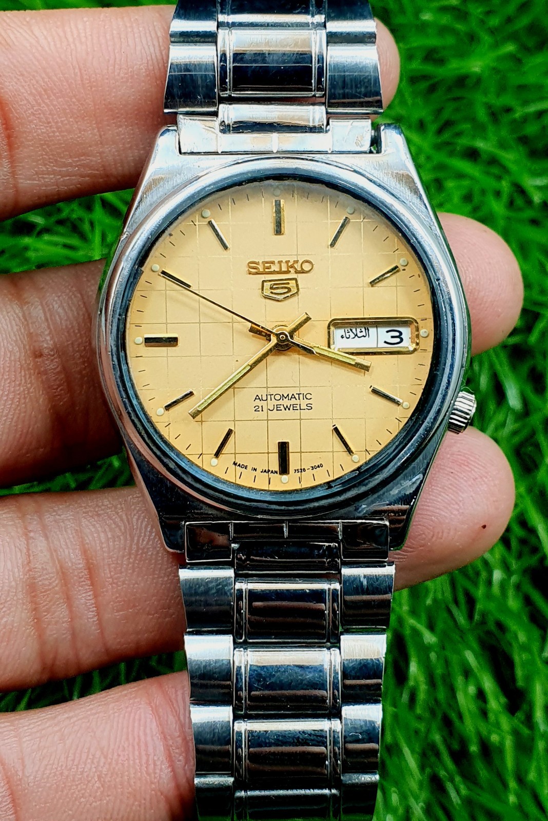 Automatic 5 Of Men Machin Watch Date Japan Jewels 21 Day Seiko 7S26 Made Vintage - VintageWatches.PK Automatic 5 Of Men Machin Watch Date Japan Jewels 21 Day Seiko 7S26 Made Vintage - vintagewatches.pk