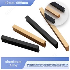 Aluminum Alloy Handle 40mm-600mm Minimalism Kitchen Cupboard Cabinet Door Pulls