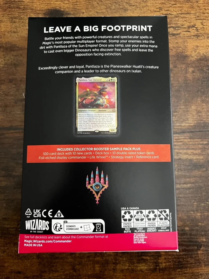 MtG Ixalan Commander Deck - Veloci-Ramp-Tor NEW/SEALED Collector Sample Inside - Image 2 of 4