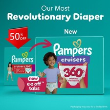 Pampers Cruisers 360 Disposable Diapers OMS Pack - Size 4 - 144ct
