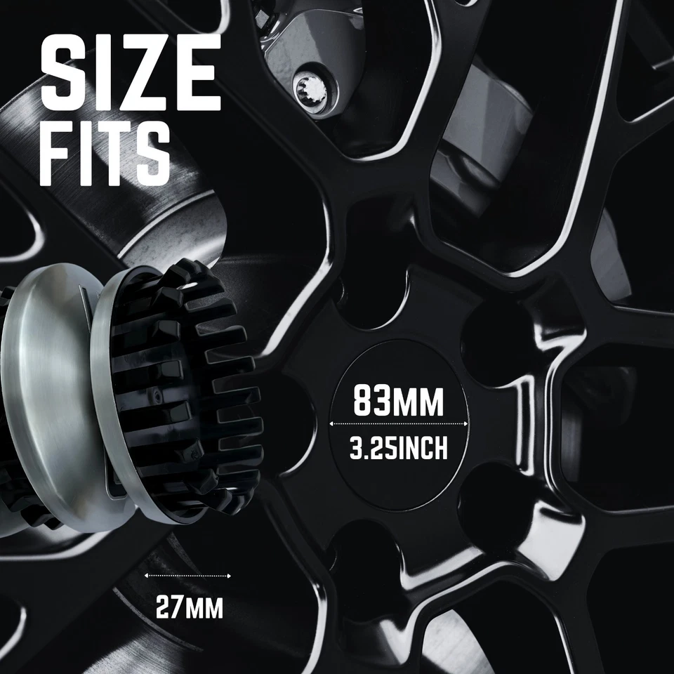 (Set of 4) for GMC 3.25 inches=83mm Wheel Hub Center Cap - Image 3 of 4