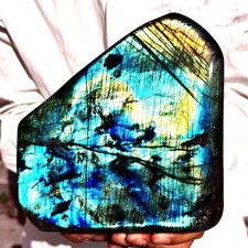 10.38LB Natural Labrador flash moonstone quartz crystal mineral specimens