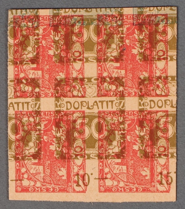 MayfairStamps Slovakia Parcel Cut Out Cover aaz_41825