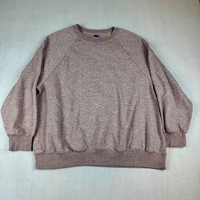 Old Navy Womens Mauve Heathered Raglan Sleeve Crewneck Sweatshirt Size M