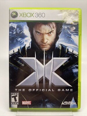X-Men: The Official Game (Microsoft Xbox 360, 2006) Manual Included Tested Works
