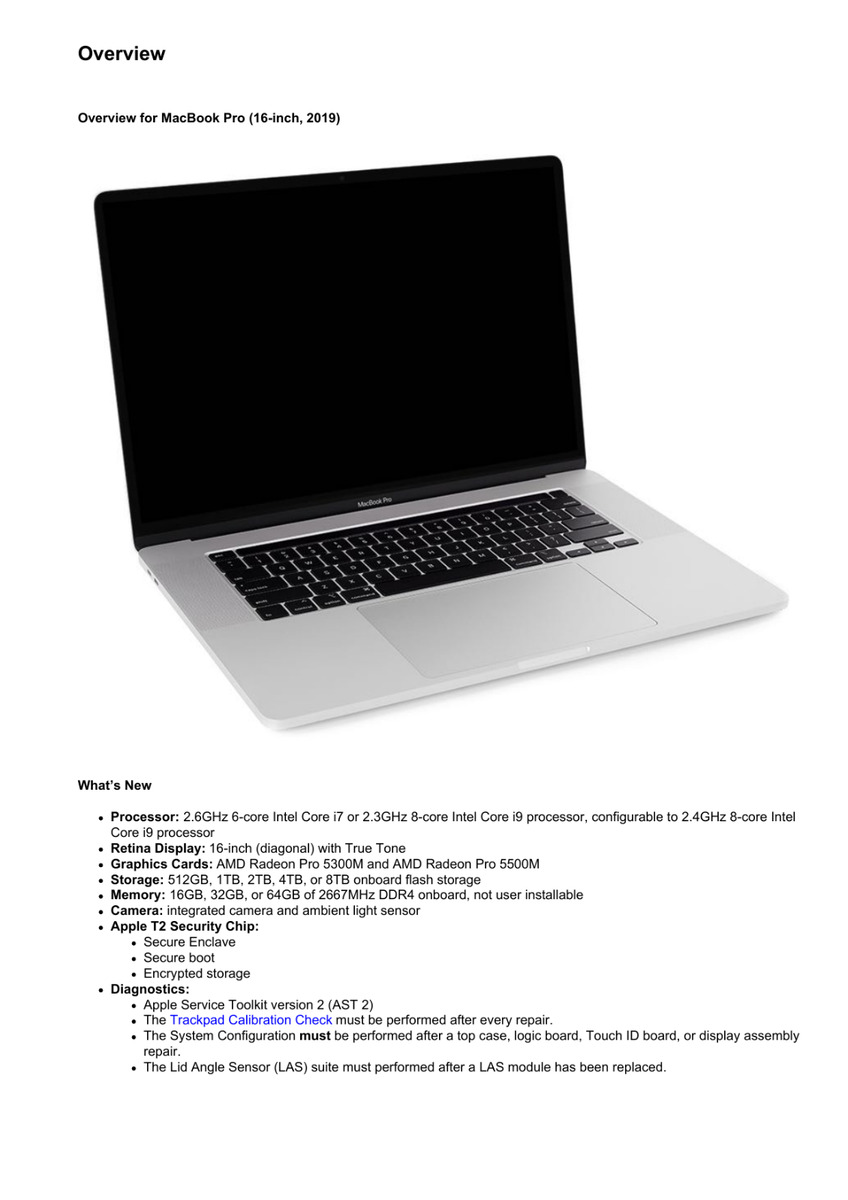 Apple MacBook Pro  inch  Technician Service Guide   eBay