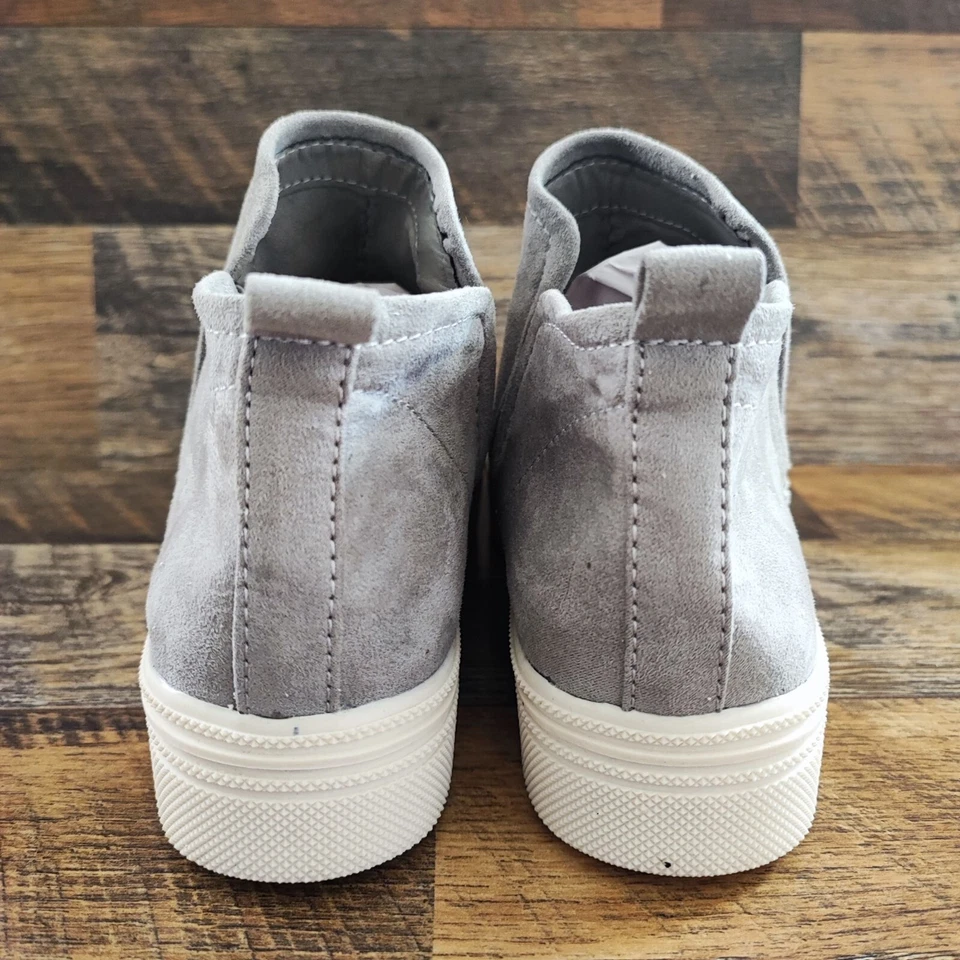 Dolce Vita Mujer Tanya Gris Gamuza Plataforma Zapatillas Altas Talla 7.5 Foto 3 de 4