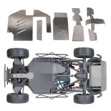 Stainless Steel Chassis Armor Skid Plate for Traxxas UDR Unlimited Desert Racer