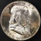 1954 FRANKLIN HALF DOLLAR FRESH FROM ORIGINAL COLLECTION-LOT AA-3088