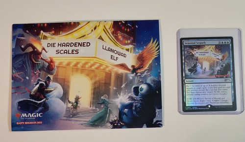 2023 MTG Holiday promo card Seasonal Sequels Wizards of the Coast .  - Bild 3 von 3