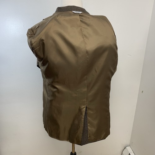 Joseph & Feiss Sport Mantel Herren 42R Lammwolle braun kariert Blazer Jacke Business - Bild 6 von 15