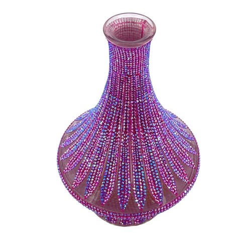 Camus Tradition Baccarat decoration bottle PURPLE Crystal Decanter Glass Used - Picture 8 of 10