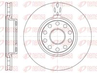 Remsa 2X Bremsscheibe Vorne Ø281 Mm BelüFtet FüR Lancia Kappa 838A 2.0 20V 2.4