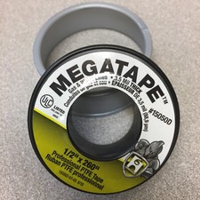 Hercules Megatape Gray 1/2 in. W X 260 in. L PTFE Tape