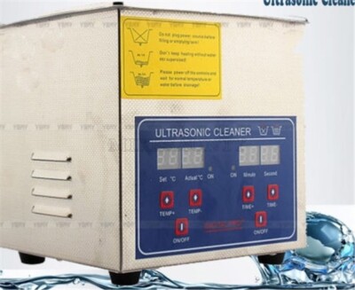 220V With Cleaning Basket 2L For Jewelry Digital Dental Lab Ultrasonic Cleane lv