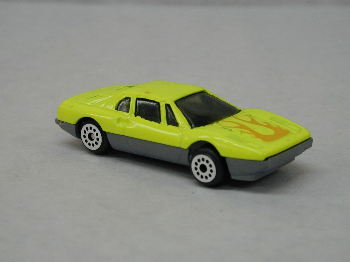 1991 YELLOW LAMBORGINI J106 Zee Toys Dyna-Wheels Zylmex NICE! 1/64