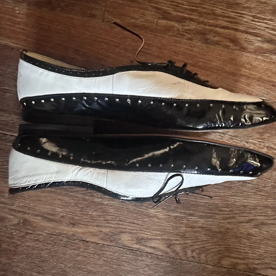 Vintage Marc Alpert saddle shoes Loafer Flats SZ 8 - Image 2 of 4