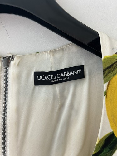 Dolce and Gabbana lemon print dress size 36 - Picture 2 of 7